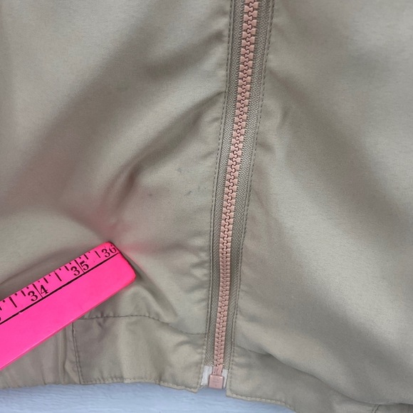 Clipper Mist By London Fog Beige XXL Zip Bomber Lightweight Spring Coat Jacket - Picture 6 of 12